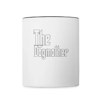 French Mastiff Dog Mom Dogmother Dogs Mommy - Tasse zweifarbig - Weiß/Schwarz - Vorne