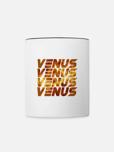 Venus Design - Tasse zweifarbig - Weiß/Schwarz