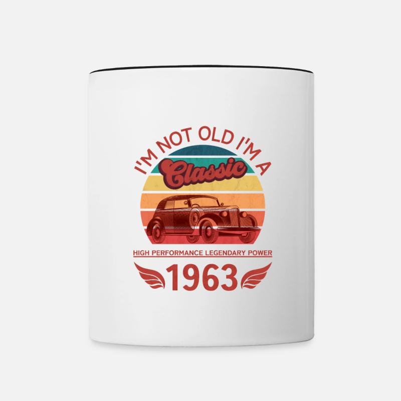 I'm not Old - Contrasting Mug - white/black