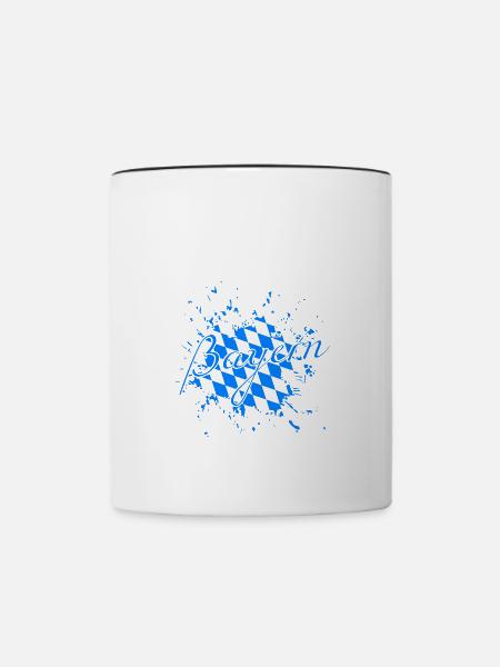 Bayern - Tasse zweifarbig - Weiß/Schwarz