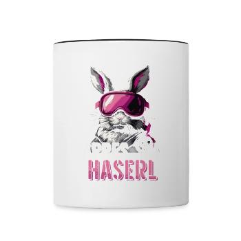 Après Ski Bunny Skier Après Ski Party Women - Contrasting Mug - white/black - Front