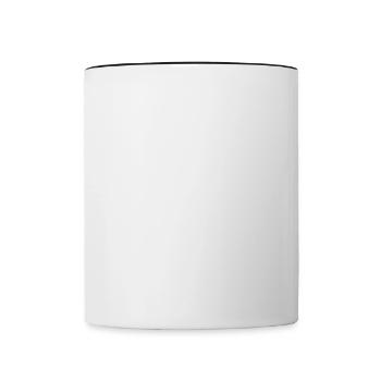 Cute Dolphins as Therapy Ocean Nature Sea Animal - Contrasting Mug - white/black - Front