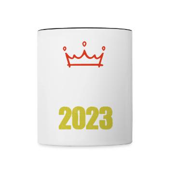 Bachelor party 2023 bachelor party - Contrasting Mug - white/black - Front