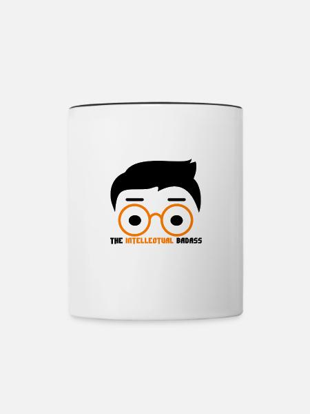 Nerd Geek - Tasse zweifarbig - Weiß/Schwarz