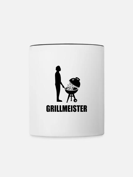 BBQ - Tasse zweifarbig - Weiß/Schwarz