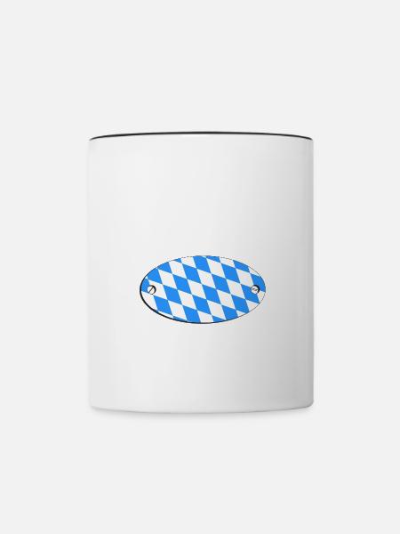 Bayern - Tasse zweifarbig - Weiß/Schwarz