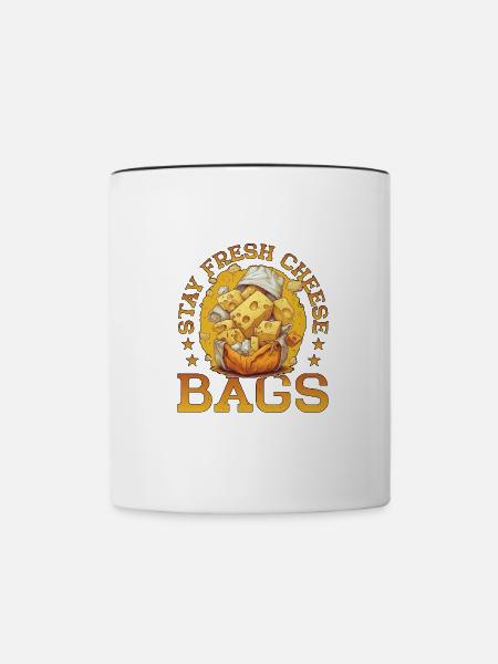 Stay Fresh Cheese Bags 50 - Tasse zweifarbig - Weiß/Schwarz