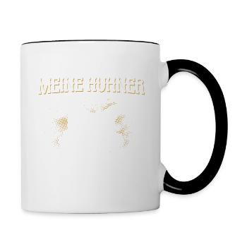 Chicken Animal Chickens Gift · I can't - Contrasting Mug - white/black - Right