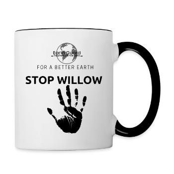 Stop Willow Project - Contrasting Mug - white/black - Right