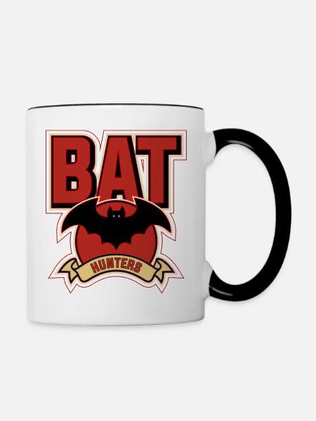 BAT - Tasse zweifarbig - Weiß/Schwarz