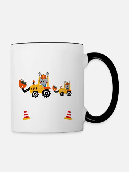 Ich Werde Großer Bruder 2026 - Tasse zweifarbig - Weiß/Schwarz