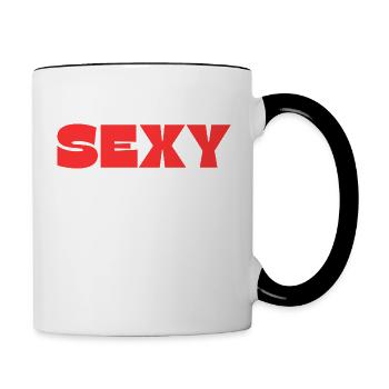 SEXY - Contrasting Mug - white/black - Right