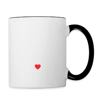 Maman Tu Es La Meilleure - Mug contrasté - blanc/noir - Droite