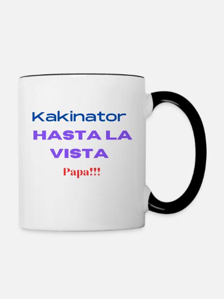 KaKinator - Tasse zweifarbig - Weiß/Schwarz