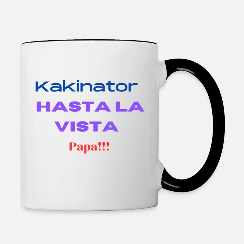KaKinator - Tasse zweifarbig - Weiß/Schwarz