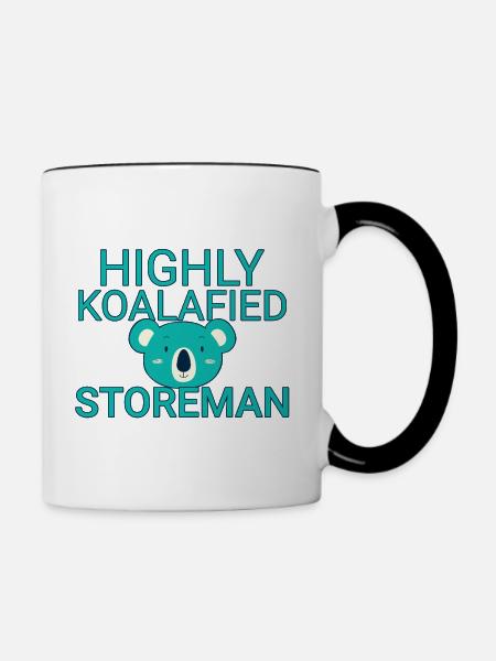 Storeman Koalafied - Tasse zweifarbig - Weiß/Schwarz