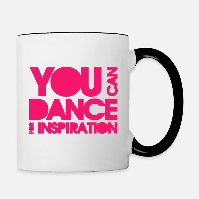 You can Dance (alternate version) - Mug contrasté - blanc/noir