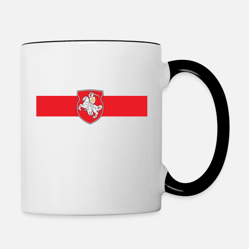 Belarus - Contrasting Mug - white/black