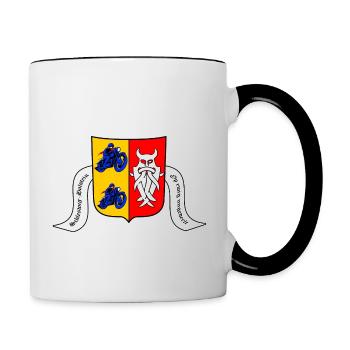 Schleswig-Holstein - Op ewig ungedeelt - Tasse zweifarbig - Weiß/Schwarz - Rechts