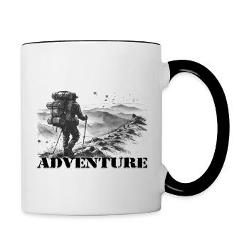 Adventure - Contrasting Mug - white/black - Right