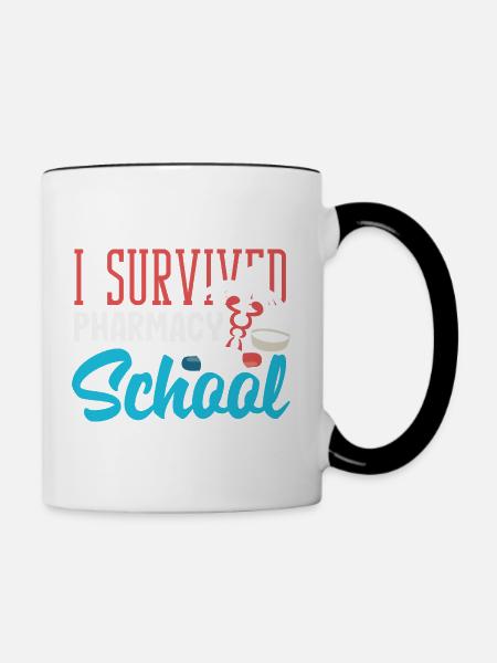 Apotheker Pharmazeutisch-technischer - Tasse zweifarbig - Weiß/Schwarz