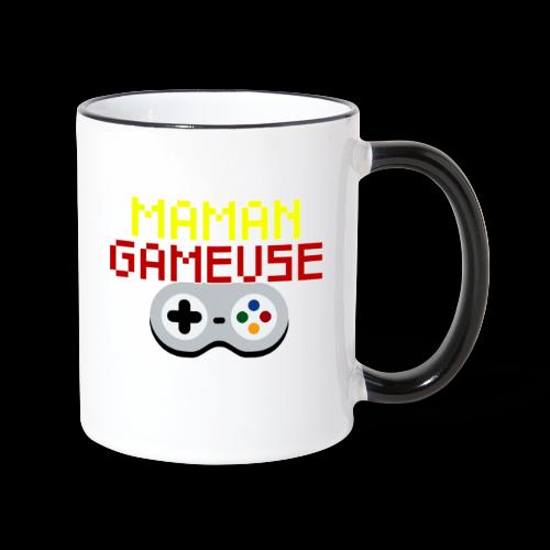 Maman gameuse - Mug contrasté