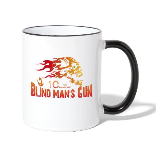 10 Jahre Blind Man's Gun - Tasse zweifarbig