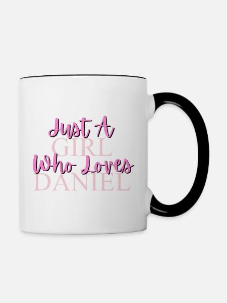 Inspirierendes mädchenhaftes Zitat-Design - Tasse zweifarbig - Weiß/Schwarz