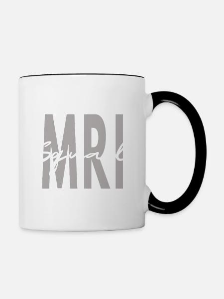 MRT-Squad Technologe Techniker Radiologie - Tasse zweifarbig - Weiß/Schwarz