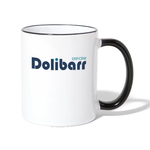 Dolibarr Logo new blue - Tazze bicolor