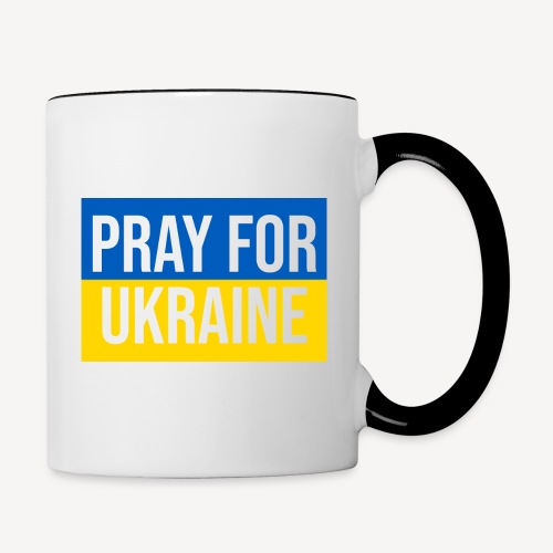 PRAY FOR UKRAINE - Contrasting Mug