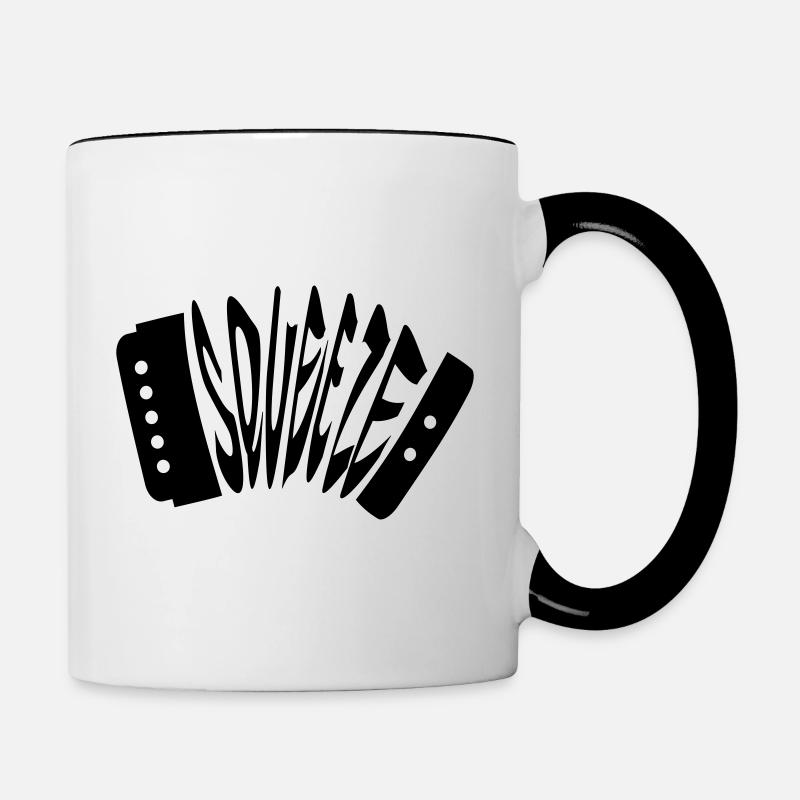 Boîte à pression - Mug contrasté - blanc/noir