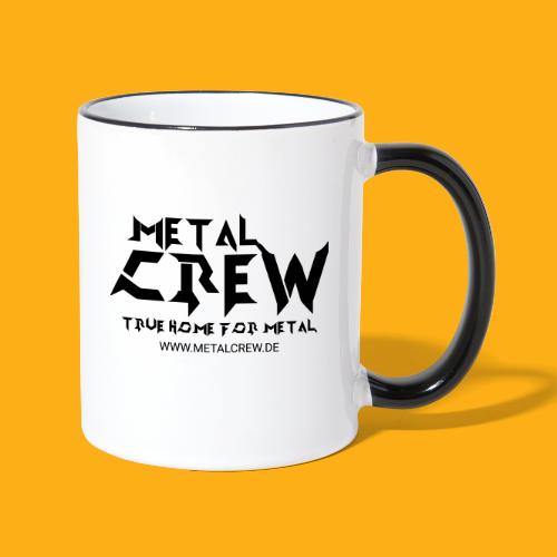 MetalCrew Logo DE - Tasse zweifarbig