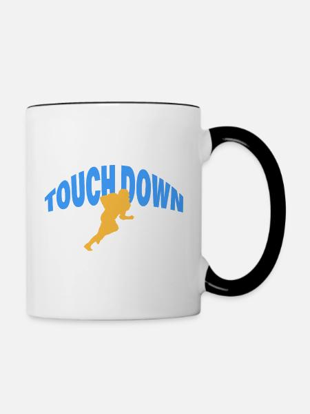 TOUCH DOWN - Tasse zweifarbig - Weiß/Schwarz