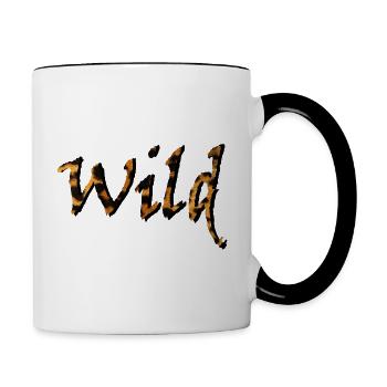 Wild - Tasse zweifarbig - Weiß/Schwarz - Rechts