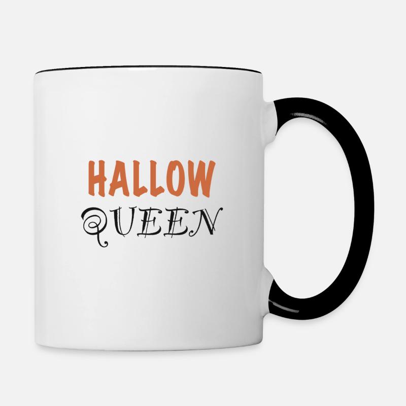 HallowQueen - Contrasting Mug - white/black