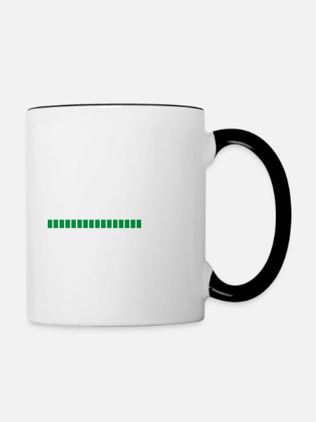 Oma loading - Tasse zweifarbig - Weiß/Schwarz