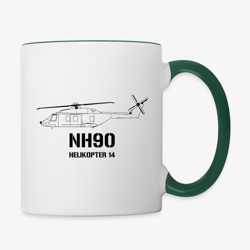 Helikopter 14 - NH 90 - Tvåfärgad mugg