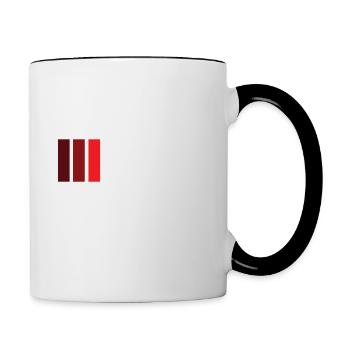 J’ai besoin de mon chat, cadeau, chats - Mug contrasté - blanc/noir - Droite