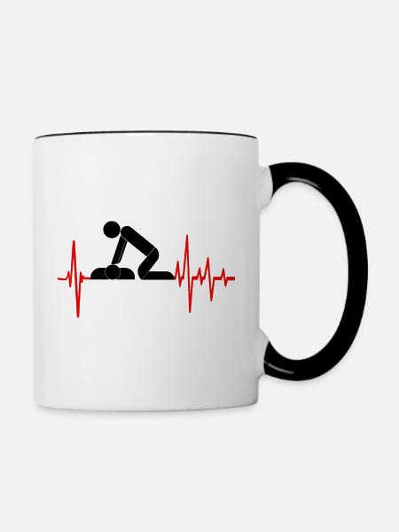 CPR INSTRUCTOR - Tasse zweifarbig - Weiß/Schwarz