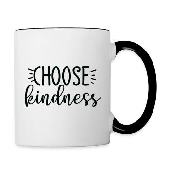 Choose Kindness - Contrasting Mug - white/black - Right