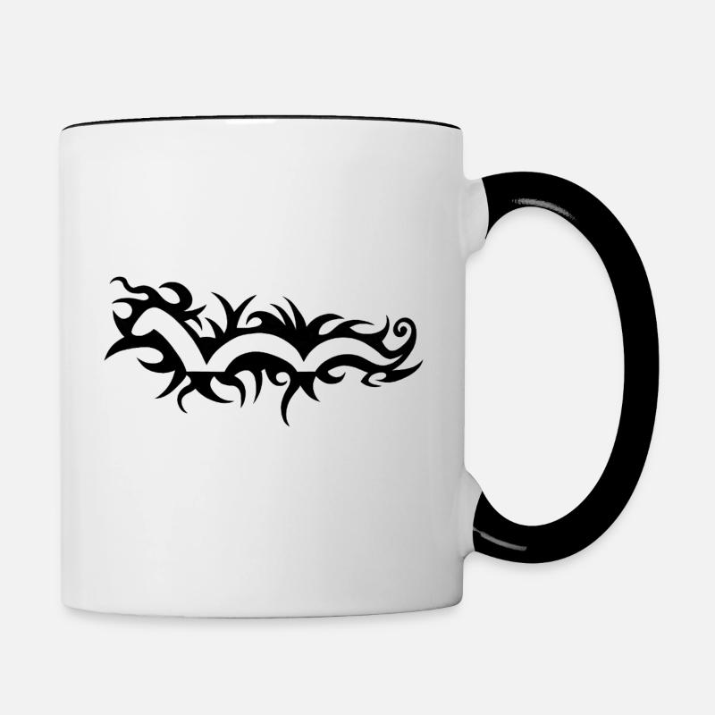 Nessy - Contrasting Mug - white/black