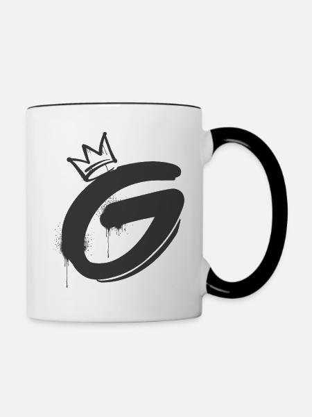 G - Tasse zweifarbig - Weiß/Schwarz