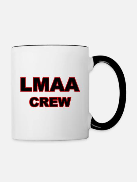 LMAA - Tasse zweifarbig - Weiß/Schwarz