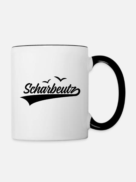 SCHARBEUTZ - Tasse zweifarbig - Weiß/Schwarz