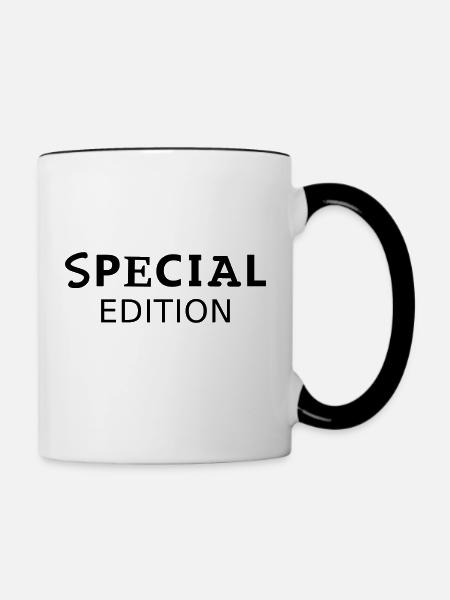 Special Edition - Tasse zweifarbig - Weiß/Schwarz