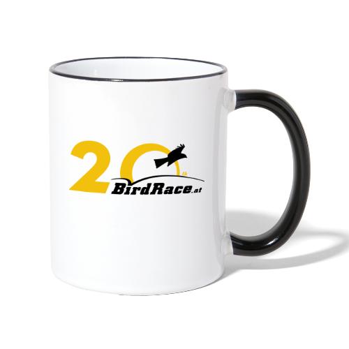 20thBirdRace Logo - Tasse zweifarbig