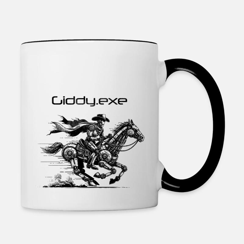 Gidde.exe - Contrasting Mug - white/black