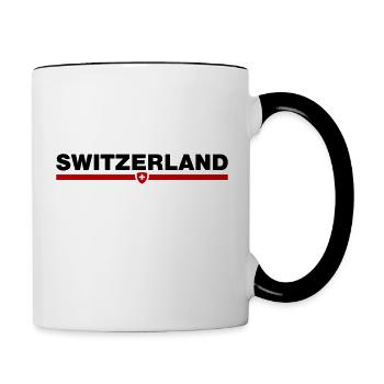 Switzerland - Tasse zweifarbig - Weiß/Schwarz - Rechts