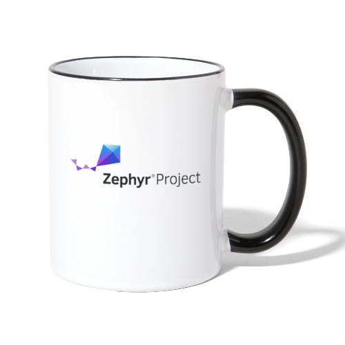 Zephyr Project Logo - Tasse zweifarbig